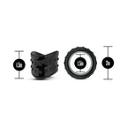 Stay Hard Beef Ball Stretcher X Long 1.5 in. Black