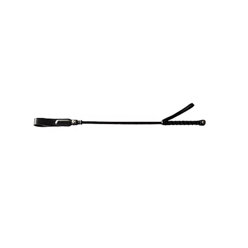 Short Riding Crop Slim Tip (20) - BLACK