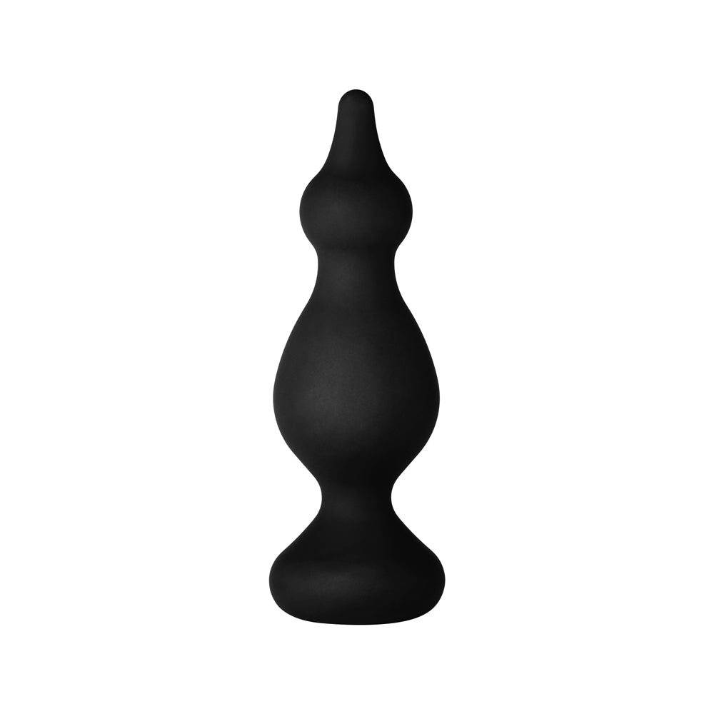 Forto F-30 Pointer Silicone Anal Plug Medium Black
