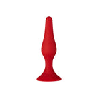 Forto F-11 Lungo Silicone Anal Plug Small Red