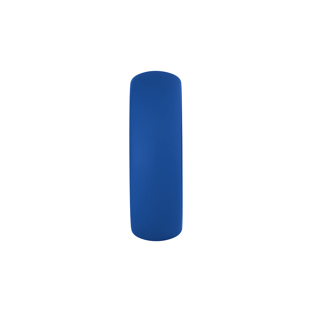 Forto F-64 Wide Liquid Silicone Cockring Small Blue