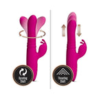 Blush Lush Kira Rechargeable Silicone Thrusting Rabbit Vibrator Velvet