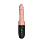 King Cock Plus 6.5 in. Thrusting Cock With Balls Rechargeable Realistic Vibrator Beige