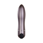 Evolved Travel-Gasm Rechargeable Metal Bullet Vibrator With Carrying Case Gunmetal