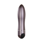 Evolved Travel-Gasm Rechargeable Metal Bullet Vibrator With Carrying Case Gunmetal