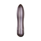 Evolved Travel-Gasm Rechargeable Metal Bullet Vibrator With Carrying Case Gunmetal