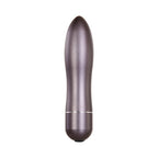 Evolved Travel-Gasm Rechargeable Metal Bullet Vibrator With Carrying Case Gunmetal