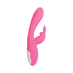 Evolved Bunny Kisses Rechargeable Silicone Rabbit Vibrator Pink