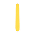 Evolved Sunny Sensations Rechargeable Silicone Sli mline Vibrator Yellow