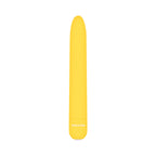 Evolved Sunny Sensations Rechargeable Silicone Sli mline Vibrator Yellow