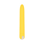 Evolved Sunny Sensations Rechargeable Silicone Sli mline Vibrator Yellow