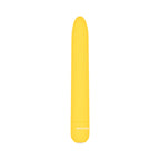 Evolved Sunny Sensations Rechargeable Silicone Sli mline Vibrator Yellow