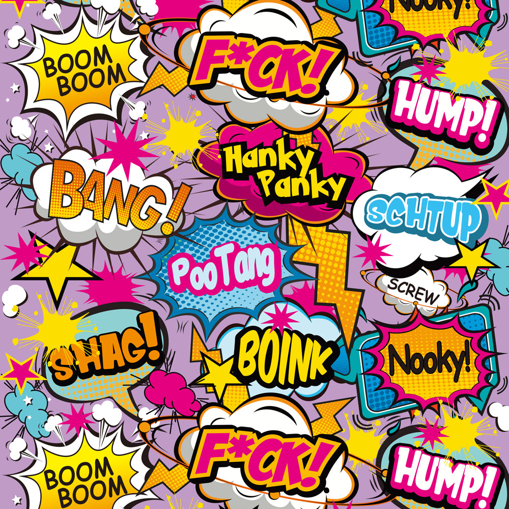 Prints Charming Pop Tease 7 Classic Vibe - F*ck - Purple