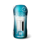 Happy Ending Vibrating, Self-Lubricating Shower Stroker - Mouth