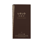 LELO HEX Respect XL Lubricated Latex Condoms 12-Pack