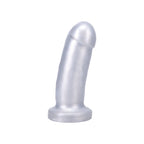 Tantus They/Them Super Soft Dildo Silver