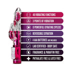Sexy Things Frisky Rabbit Dual Stimulation Vibrator Pink