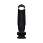 Gender X Rocketeer Rechargeable Triple-Ring Vibrating Silicone Penis Sheath Black