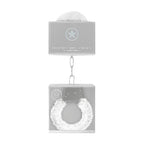 Ouch! Beginner''s Furry Handcuffs With Quick-Release White