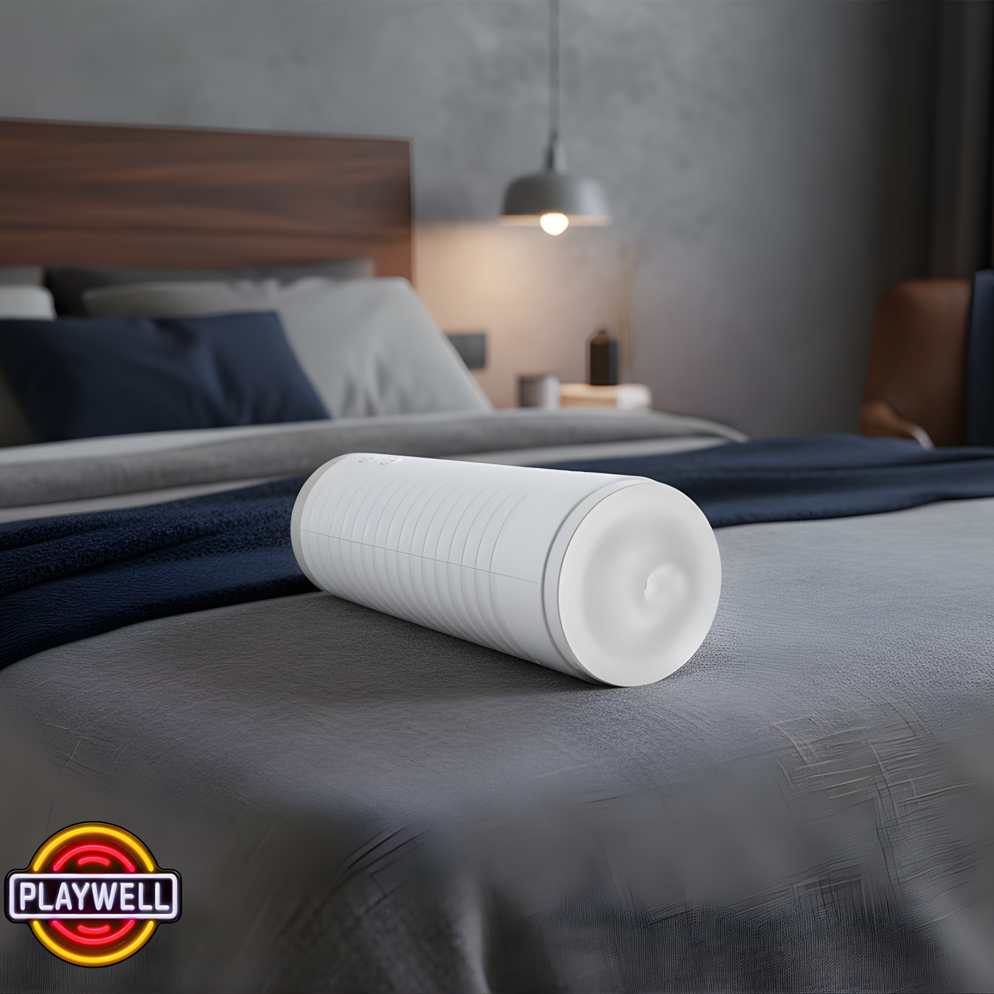 Lovense Max 2 Rechargeable Male Masturbator w/ White Case - Clear Sleeve