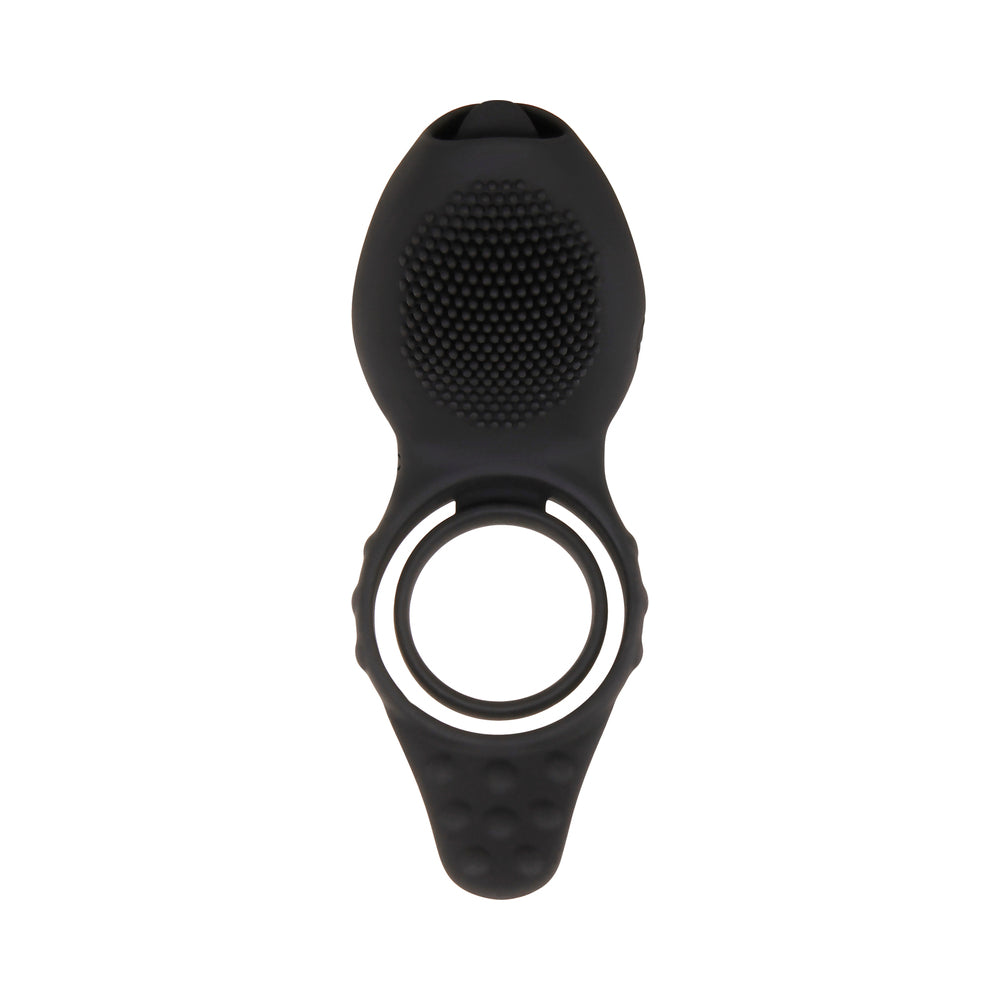 Zero Tolerance Mr. Flicker Remote-Controlled Flicking Tongue Vibrating Cockring Black