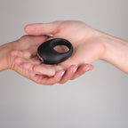 Je Joue Mio Rechargeable Vibrating Silicone Cock Ring Black