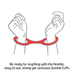 Quickie Cuffs Large Red
