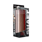 Shaft Model J: 8.5 in. Dual Density Silicone Dildo Pine