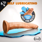 Dr. Skin Glide Realistic 7.5 in. Self-Lubricating Dildo Tan