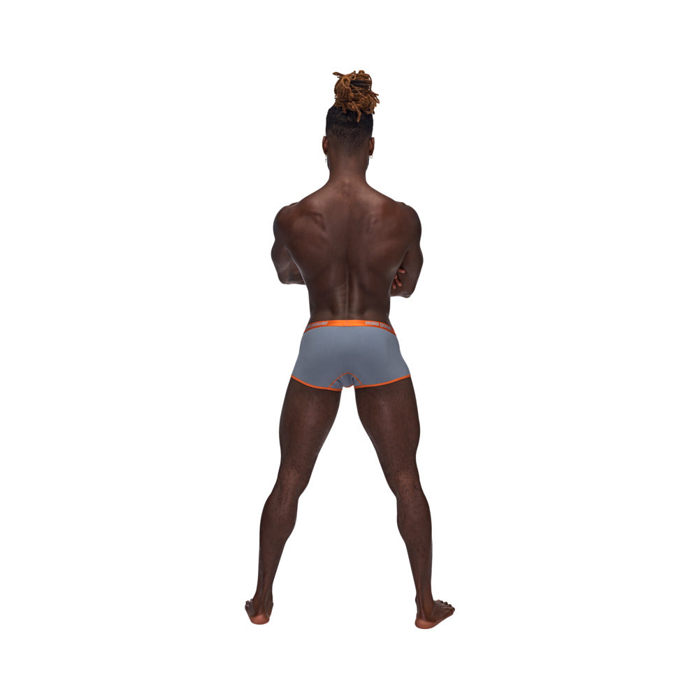 Male Power Casanova Uplift Short Gray M