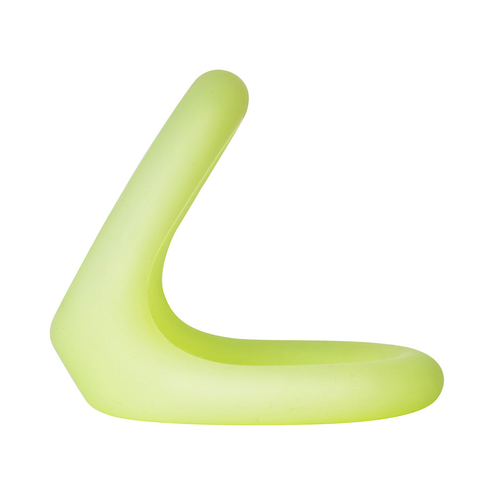 Forto F-22 Liquid Silicone Cock & Ball D-Ring Small Glow