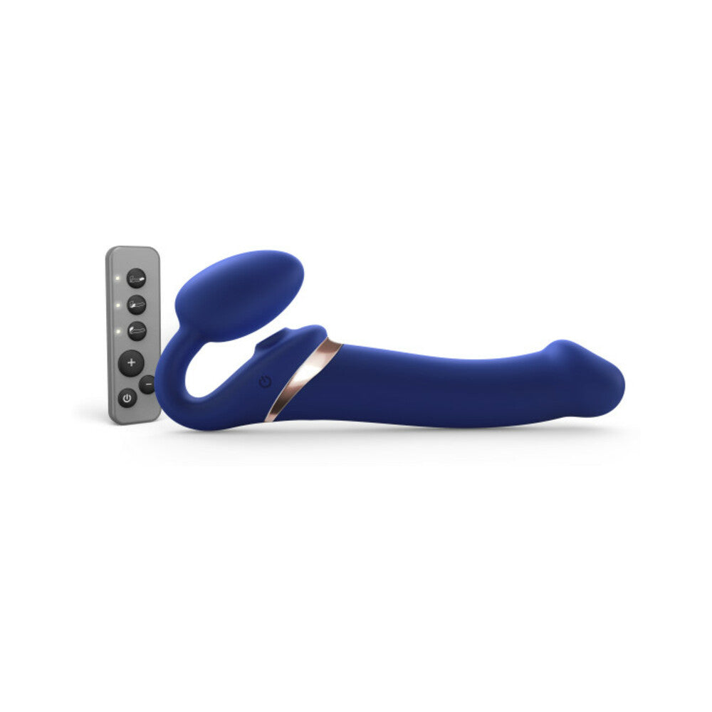 Strap-On-Me Multi Orgasm Bendable Strapless Strap-On Night Blue Large