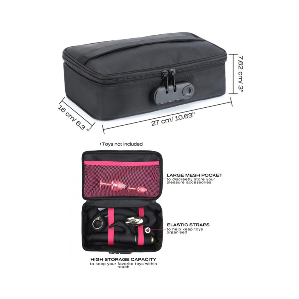 Discreet Storage Box Lockable | Black