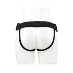 RealRock Realistic 7 in. Hollow Strap-On With Balls Tan