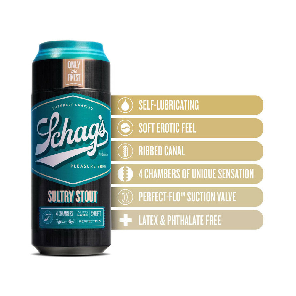 Schag''s Sultry Stout Self-Lubricating Stroker Frosted