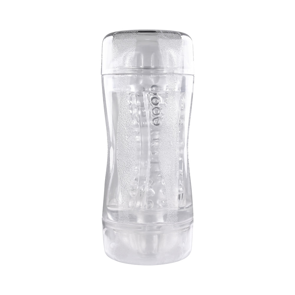 Gender X Double Fantasy Dual Entry Stroker Clear