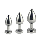 Ple''sur 3-Setting LED Light-Up Metal Anal Plug Small