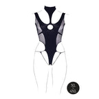 Le Desir Shade Cyllene XLVIII Bodysuit with Turtleneck Black Queen Size