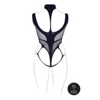 Le Desir Shade Cyllene XLVIII Bodysuit with Turtleneck Black Queen Size