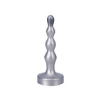 Tantus Ripple Small 8 in. Anal Beads Dildo Firm Silver
