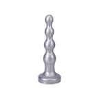 Tantus Ripple Large 8 in. Anal Beads Dildo Medium-Firm Silver