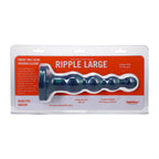 Tantus Ripple Large 8 in. Anal Beads Dildo Medium-Firm Malachite