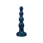 Tantus Ripple Large 8 in. Anal Beads Dildo Medium-Firm Malachite