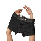 Ouch! Vibrating Strap-on Brief Black XL/2XL