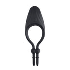 Zero Tolerance Perfect Fit Rechargeable Vibrating Silicone Lasso Cockring Black