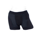 SpareParts Tomboii Rayon Boxer Briefs Harness Black Size S