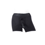SpareParts Tomboii Rayon Boxer Briefs Harness Black Size L