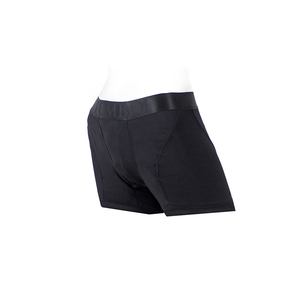SpareParts Tomboii Rayon Boxer Briefs Harness Black Size 5XL