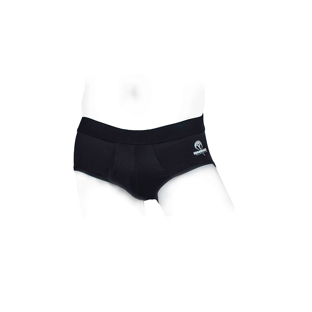 SpareParts Pete Briefs Nylon Packing Underwear Black Size 3XL