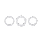 Selopa Erection Rings Cock Ring Set Clear